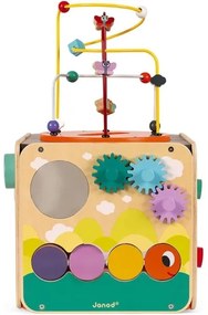 Janod - Blocco interattivo con labirinto MULTI ATTIVITÀ