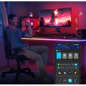 Govee - Neon LED tavolo retroilluminazione 3m RGBIC Wi-Fi