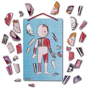 Janod - Puzzle magnetico BODYMAGNET corpo umano