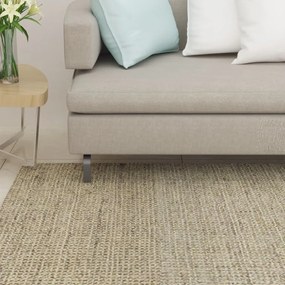 Tappeto İn Sisal Naturale 66x250 Cm Verde /