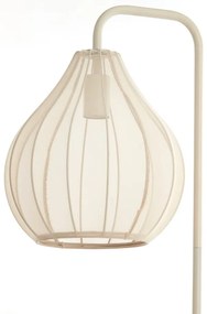 Lampada da terra beige con paralume in tessuto (altezza 156,5 cm) Elati - Light &amp; Living