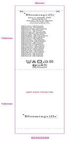 Coperta blu 130x160 cm Nevine - Bloomingville