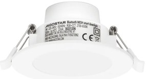 Aigostar -LED RGBW Lampada da incasso per bagno LED/3W/230V 2700-6500K IP44