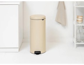 Bidone beige in acciaio 30 l NewIcon - Brabantia