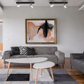 Faretto LED TUNE 2xGU10/4,8W/230V cromo opaco/nero