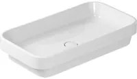 Lavabo da incasso soprapiano 70x38cm serie Meg11 Pro di Ceramica Galassia - Bianco lucido