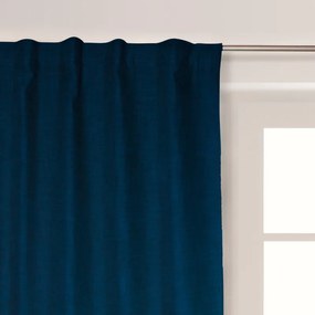 Tenda Linara 20 blu, passanti nascosti 140x300 cm