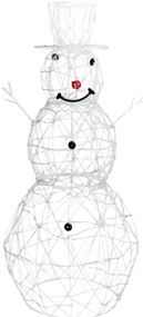 Brilagi- Decorazione natalizia LED per esterni a forma di pupazzo di neve LED/3,6W/31/230V 2700K 60cm IP44