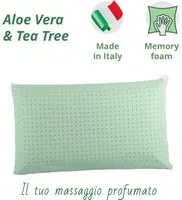 Cuscino memory profumato Aloe vera e Tea Tree Spa Massage