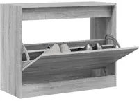 Scarpiera Grigio Sonoma 80x34x63 cm in Legno Multistratocod mxl 134797