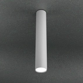 Cloud plafoniera tubo h.50 1 luce grigio 1128-pl50-gr