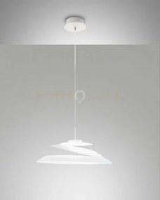 Aragon sospensione bianca  a led  3000k - 18w - 1760 lm dimmerabile...