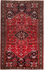 Shiraz Tappeto 160 x 260 Rosso (Iran) Annodato A Mano