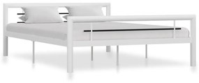 Giroletto Bianco E Nero İn Metallo 160x200 Cm /