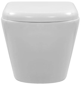 WC Sospeso con Design Senza Bordi in Ceramica Bianca