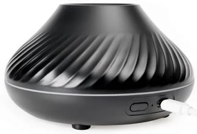 Diffusore di aromi LED RGB con finta fiamma LED/6,5W/5V 130ml nero