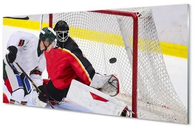 Quadro vetro Obiettivo hockey 100x50 cm