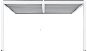 Pergola bioclimatica addossata 4 x 2,5 m