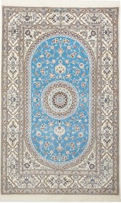 Nain Tappeto 200 x 130 Blu (Iran) Annodato A Mano