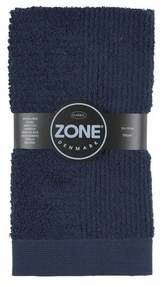 Asciugamano in cotone blu 100x50 cm Classic - Zone
