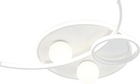 Plafoniera LED MANILA bianco IP20 cct da bianco caldo al bianco neutro, 4300 lumen