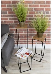 Portafiori BASICLOFT 40x24 nero/marrone