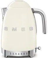 Smeg bollitore 50's style colore panna 1,7 lt / 7 tazze in acciaio klf04creu