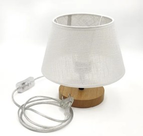 Brilagi - LED Lampada da tavolo ANTHONY 1xE14/40W/230V quercia/bianco