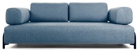 Kave Home - Divano Compo 3 posti blu 232 cm