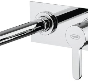 Rubinetto per lavabo ad incasso getto laminare cristallino Cloud cromato lucido JACUZZI RUBINETTERIA