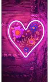 2Kids Toys - LED Decorazione murale al neon LED/5W/USB cuore