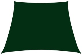 Parasole A Vela İn Tela Oxford A Trapezio 2/4x3 M Verde Scuro /