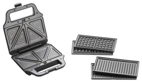 Concept SV3054 - Macchina per i panini 3in1 700W/230V nero