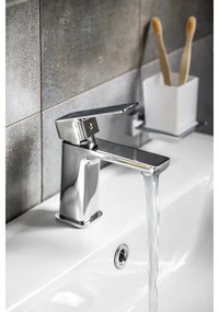 Aqualine - Rubinetto del lavandino FACTOR cromo lucido