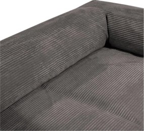 Puof a sacco color mattone con rivestimento in velluto a coste Sofa MooG – SLOWDOWN