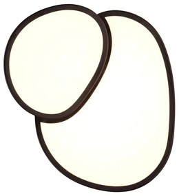 Plafoniera LED nera 36x43,5 cm Rise - Trio