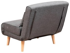 Poltrona grigio scuro Folde - Artie
