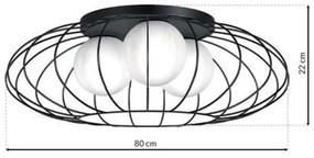 Plafoniera KRONOS 3xE14/40W/230V