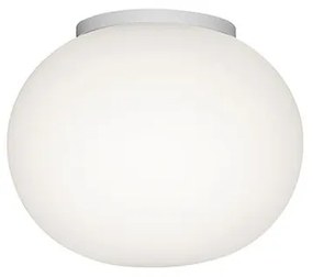 FLOS Mini Glo-Ball Lampada da parete soffitto da specchio 112 mm a luce diffusa in vetro Bianco