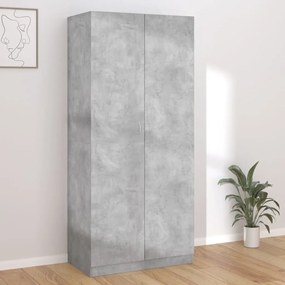 Armadio grigio cemento 90x52x200 cm in truciolato