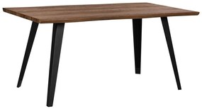 Tavolo da pranzo legno scuro 160 x 90 cm WITNEY Beliani
