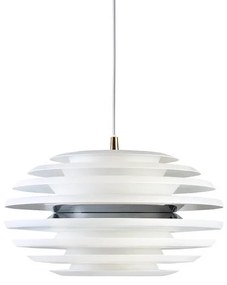 Ellipse Lampada a Sospensione Ø400 Bianco Opaco/Cromato - Belid