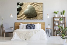 Quadro su tela – Cuore di pietra