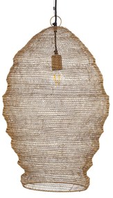 Lampada a sospensione Lindby Eldric, oro, ferro, Ø 45 cm