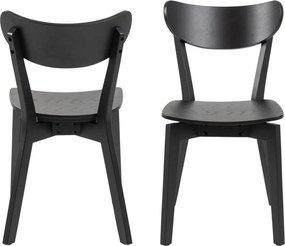 Sedia da pranzo nera Roxby - Actona