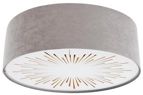 Plafoniera RAYS 2xE27/60W/230V diametro 40 cm grigio