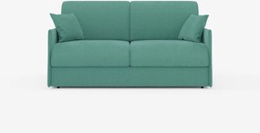 Evans divano letto matrimoniale sfoderabile - design compatto e vano porta guanciali in tessuto smacchiabile T23