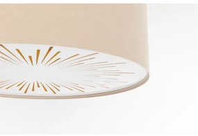 Plafoniera RAYS 2xE27/60W/230V diametro 40 cm beige