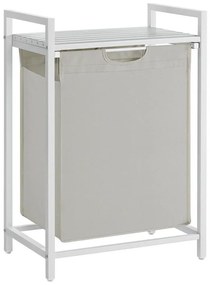 Cesto porta biancheria REX bianco