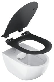 Ravak X01862 - Sedile WC a chiusura rallentata SoftClose VITA SLIM, nero